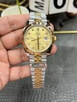 Rolex Datejust 41mm  Two-Tone Gold Champagne Diamond Dial Fluted Bezel Jubilee Bracelet (126333) DD3235 Movement - Image 2