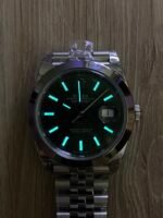 Rolex Datejust 41mm Mint Green Sunburst Dial Smooth Bezel Jubilee Bracelet (126300) DD3235 Movement - Image 6