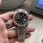 Rolex Datejust 41mm Two-Tone Rose Gold Chocolate Dial Jubilee Bracelet (126331) DD3235 Movement
