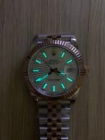 Rolex Datejust 41mm Two-Tone Rose Gold Silver Fluted Motif Dial Jubilee Bracelet (126331) DD3235 Movement - Image 10