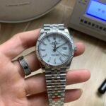 Rolex Datejust 41mm Pure White Dial Fluted Bezel Jubilee Bracelet (126334) DD3235 Movement