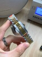 Rolex Datejust 41mm Two-Tone Yellow Gold Black Dial Jubilee Bracelet (126333) DD3235 Movement - Image 7