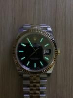 Rolex Datejust 41mm Two-Tone Yellow Gold Black Dial Jubilee Bracelet (126333) DD3235 Movement - Image 10