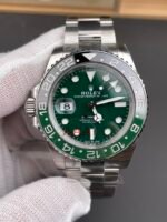 Rolex GMT-Master II Left-Handed Green Dial Black/Green Ceramic Bezel ??Sprite??Oyster Bracelet (126729VTNR) DD3285 Movement