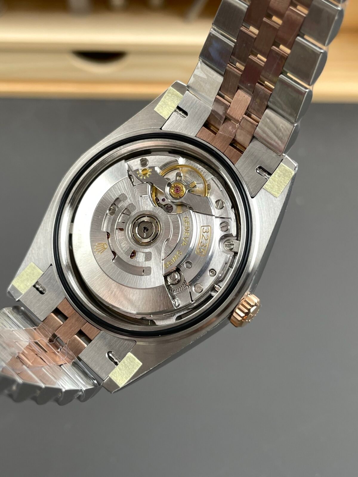 Rolex Datejust 36mm Two-Tone Rose Gold Slate Grey??Wimbledon?? Dial Fluted Bezel Jubilee Bracelet (126231) DD3235 Movement - Image 7