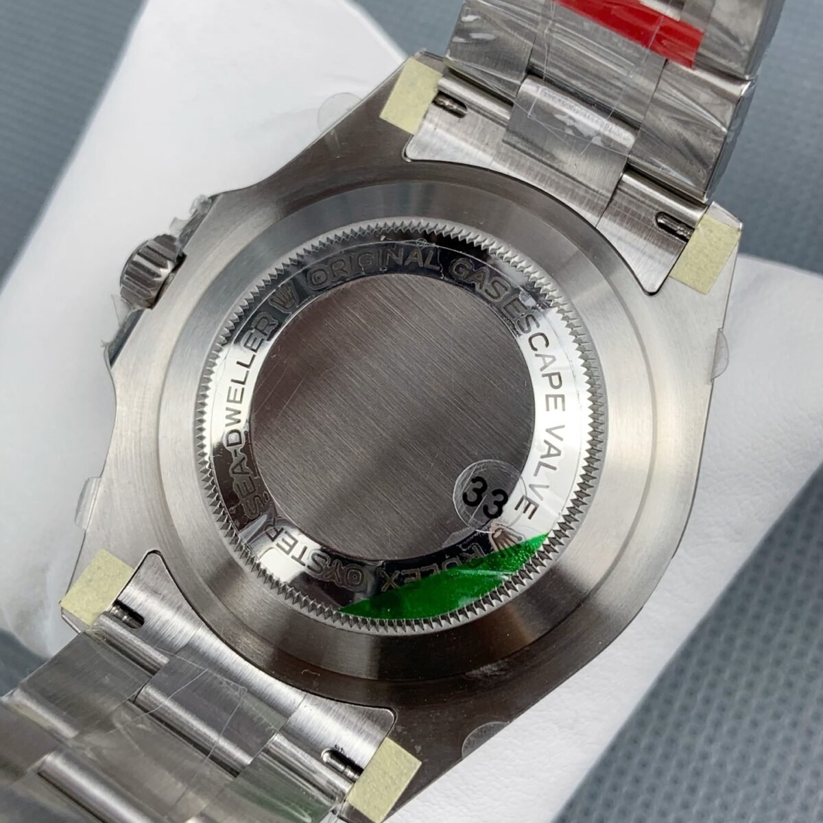 Rolex Sea-Dweller 43mm ??Single Red?? Black Dial Ceramic Bezel Oyster Bracelet (126600) DD3235 Movement - Image 8