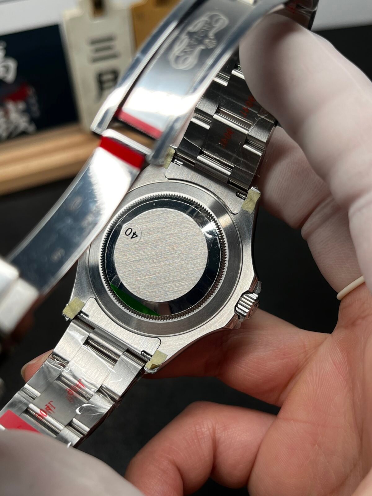 Rolex Yacht-Master 40mm Slate ??Rhodium?? Dial Platinum Bezel Oyster Bracelet (126622) DD3235 Movement - Image 5