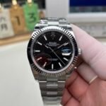 Rolex Datejust 41mm Deep Black Dial Fluted Bezel Oyster Bracelet (126334) DD3235 Movement
