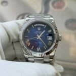 Rolex Day-Date 40mm White Gold Gradient Blue Roman Dial (228239) DD3255 Movement
