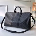 LOUIS VUITTON MONOGRAM ECLIPSE KEEPALL BANDOULIERE 55 – LVB005 - Image 2
