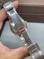 Rolex Oyster Perpetual 41mm Coral Red Dial Smooth Bezel Oyster Bracelet (124300) DD3230 Movement - Image 8
