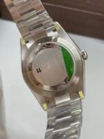 Rolex Oyster Perpetual 41mm Coral Red Dial Smooth Bezel Oyster Bracelet (124300) DD3230 Movement - Image 10