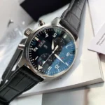 IWC IW377701 Pilot Chronograph – Classic 43mm Black Dial Automatic Aviation Watch - Image 6