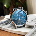 IWC Portofino Chronograph 7750 Replica – Blue Dial Luxury Dress Watch - Image 4