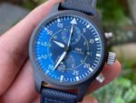 ZF Factory IWC Pilot Replica IW389008 – Blue Angels Ceramic Chronograph - Image 3