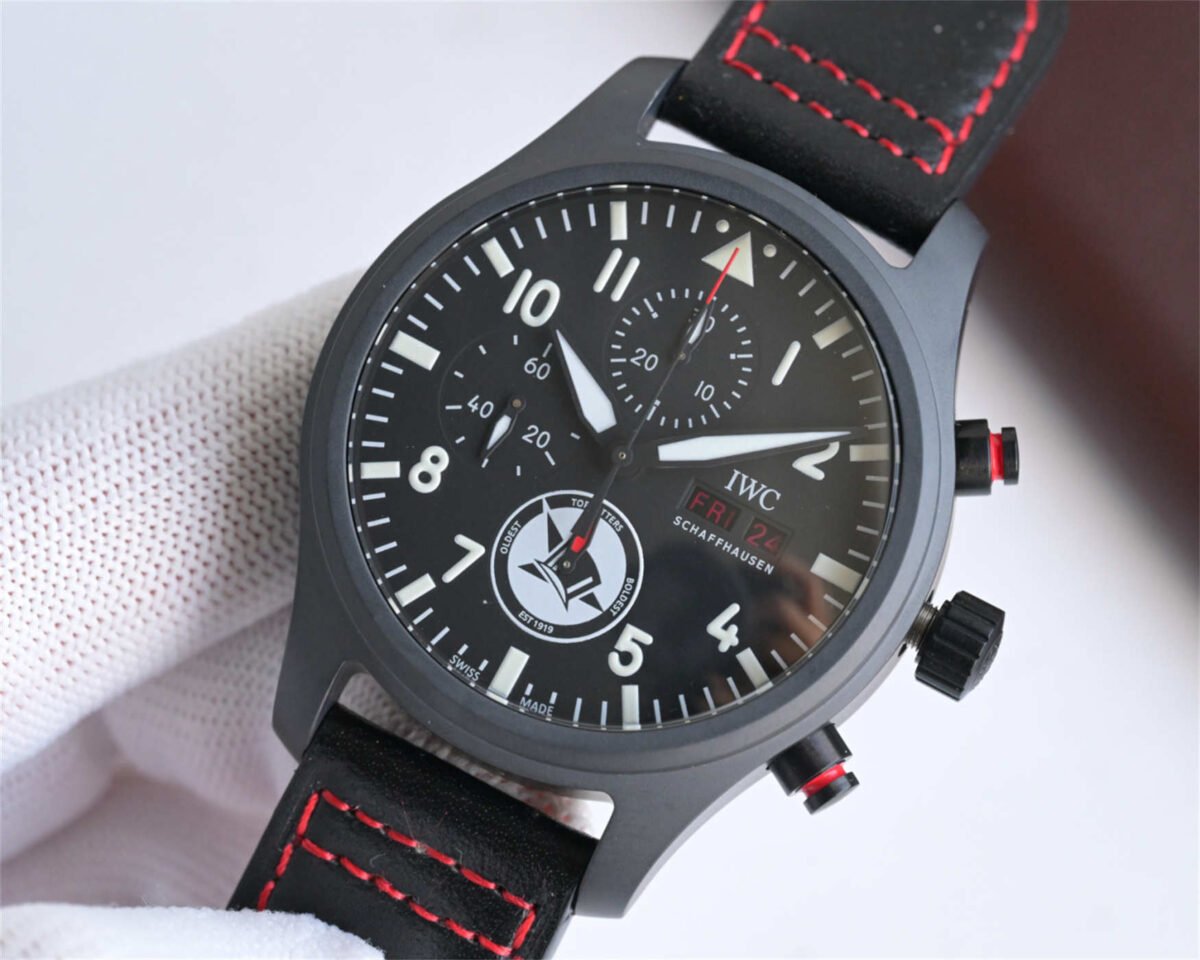ZF IWC Top Gun Replica | Black Ceramic Chronograph IW389108 - Image 2