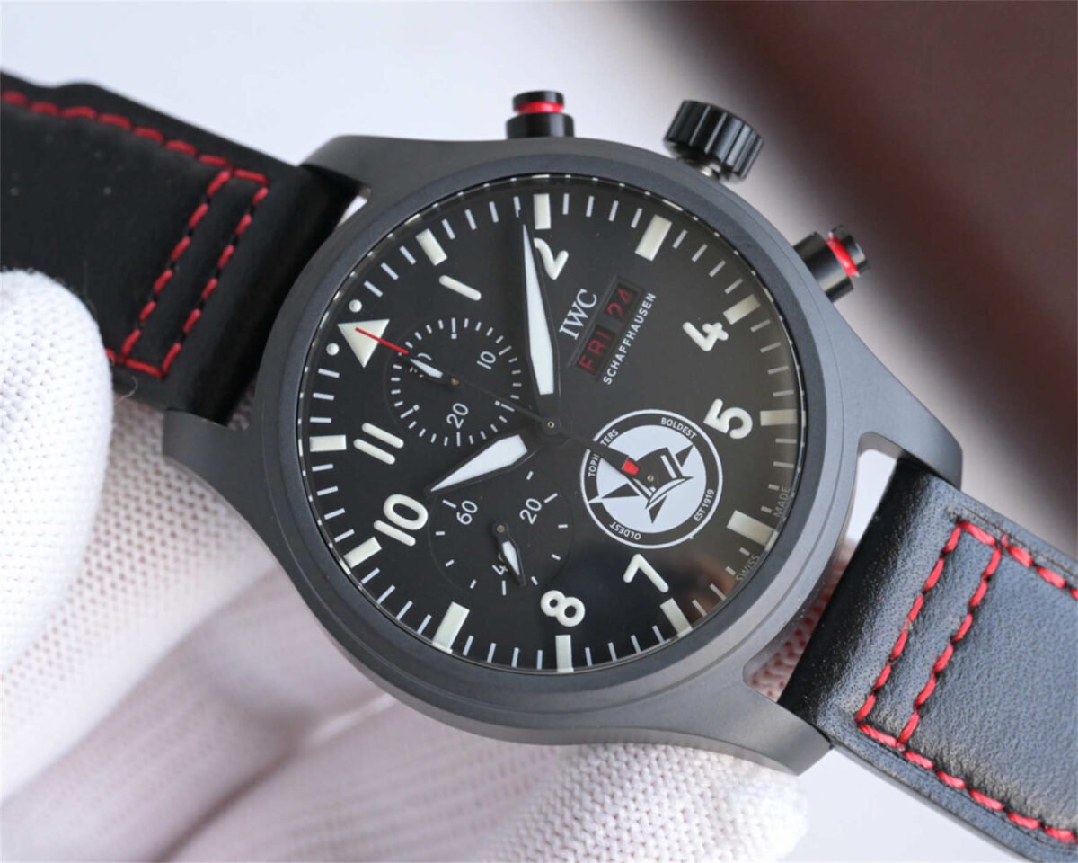 ZF IWC Top Gun Replica | Black Ceramic Chronograph IW389108 - Image 3