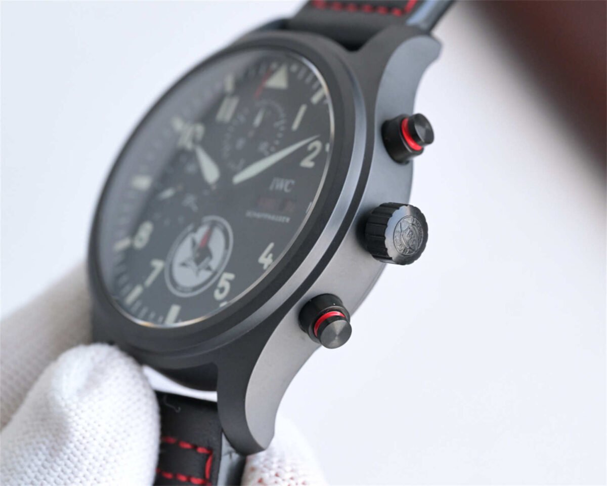 ZF IWC Top Gun Replica | Black Ceramic Chronograph IW389108 - Image 4