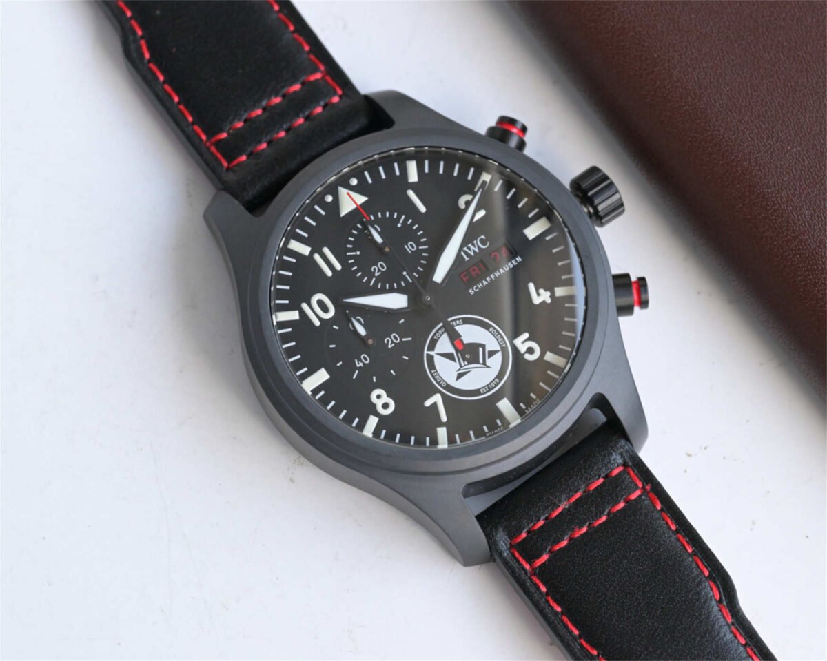 ZF IWC Top Gun Replica | Black Ceramic Chronograph IW389108 - Image 6