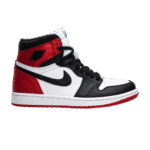 Jordan 1 Retro High ??Satin Black Toe?? (W)
